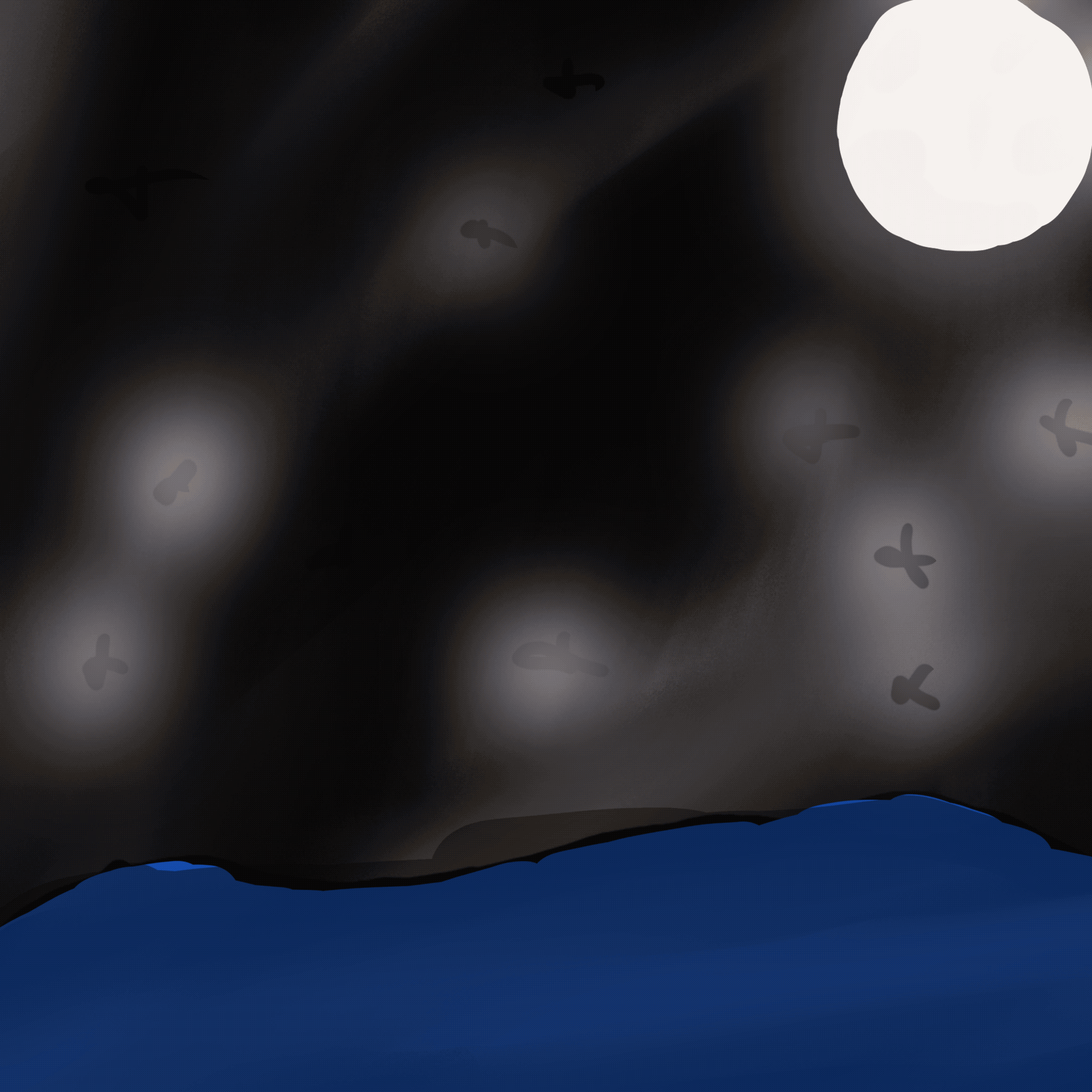 Un lever de soleil ( animation), par Galaad Night