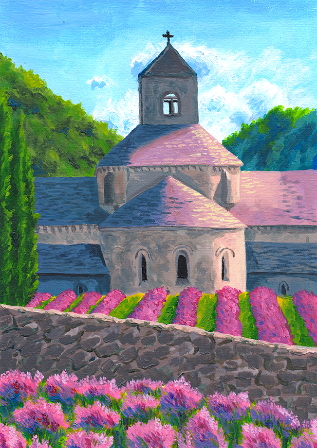 Abbaye Notre-Dame de Sénanque, par Galad-El