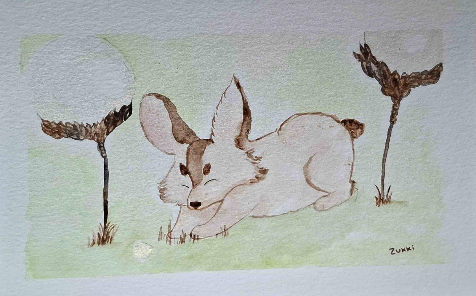 Créature - Aquarelle, par Zukki