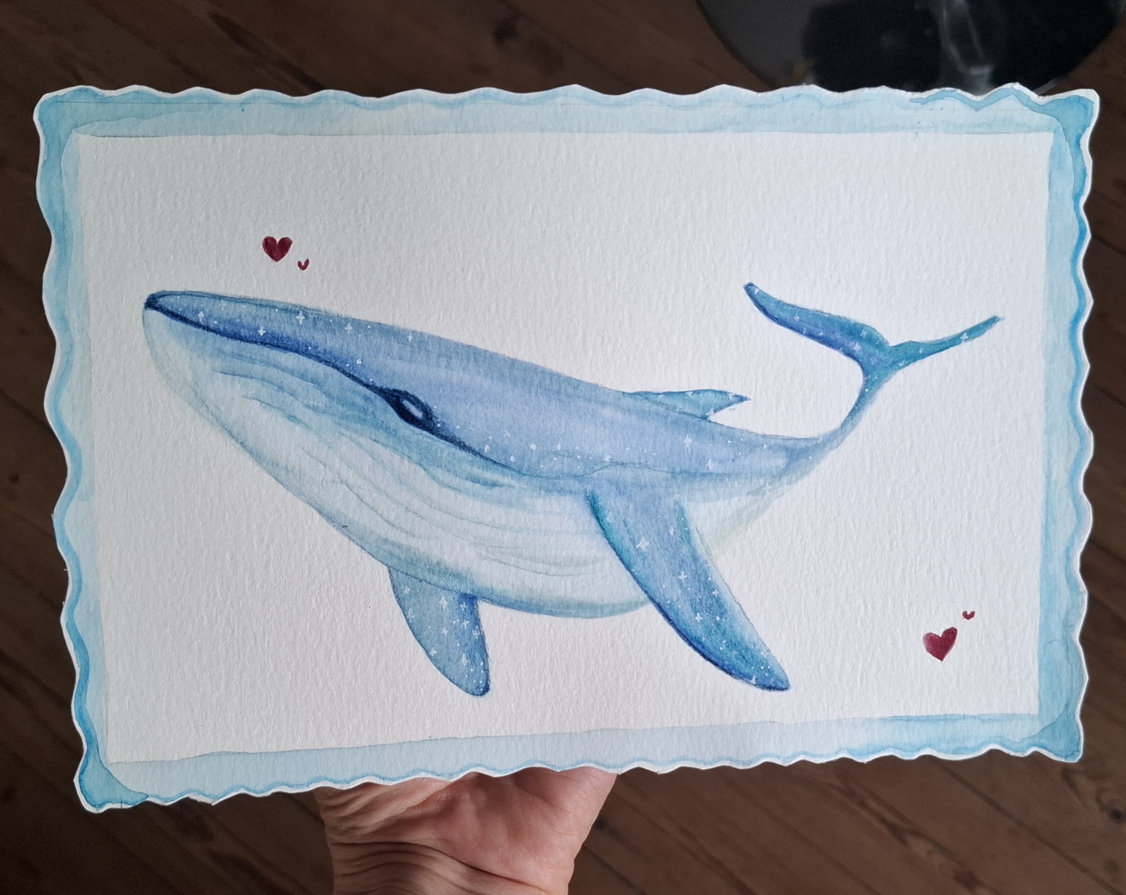 Baleine d'anniversaire, par Zukki
